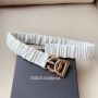 Dolce Gabbana Elastic Belt 4cm